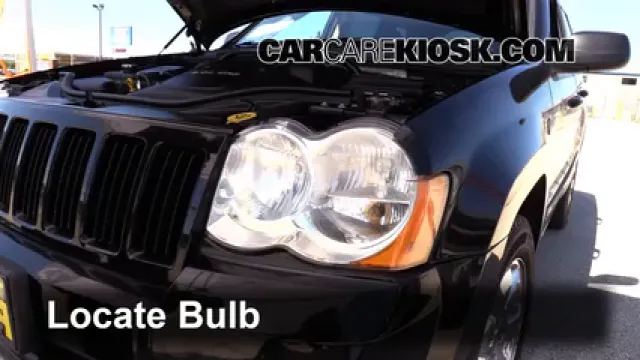 2008 Jeep Grand Cherokee Laredo 3.0L V6 Turbo Diesel Éclairage Feu clignotant avant (remplacer l'ampoule)